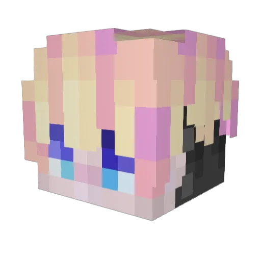 IMAUSH1 Minecraft avatar head, 3D render