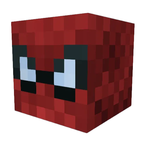 IMB1 Minecraft avatar head, 3D render