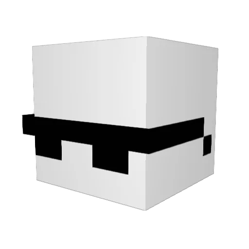 IMDARKNESS__ Minecraft avatar head, 3D render