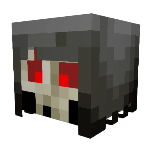 IMGLEN72 Minecraft avatar head, 3D render