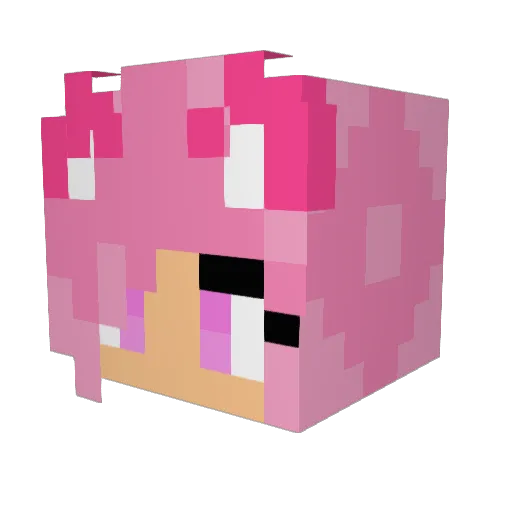 IMGottZER0 Minecraft avatar head, 3D render
