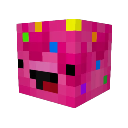 IMJAY1 Minecraft avatar head, 3D render