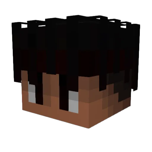 IMKYZE Minecraft avatar head, 3D render