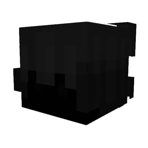 IML__ Minecraft avatar head, 3D render