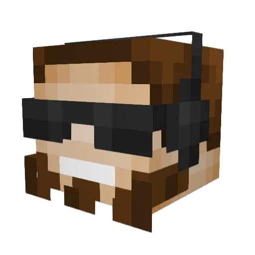 IMOHOKAY Minecraft avatar head, 3D render