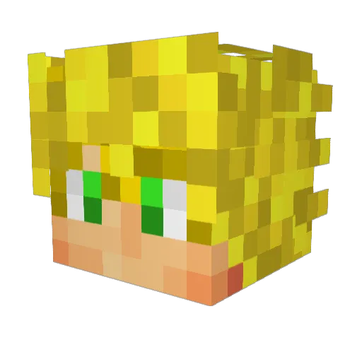 IMPERAJOE Minecraft avatar head, 3D render