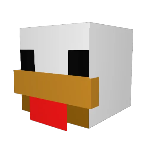 IMPROMINCATPLYER Minecraft avatar head, 3D render
