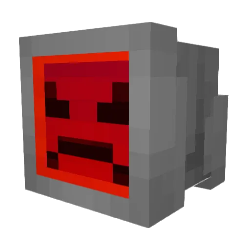 IMRAGEE Minecraft avatar head, 3D render