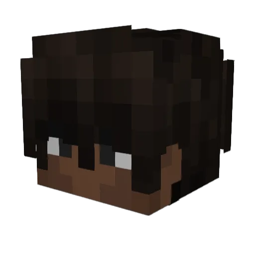 IMSTILLV3X Minecraft avatar head, 3D render