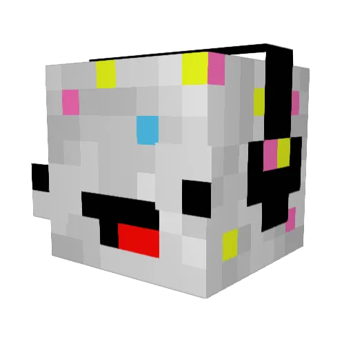 IMStimulated Minecraft avatar head, 3D render