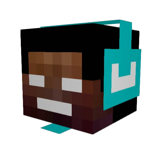 IMTHEKING1 Minecraft avatar head, 3D render