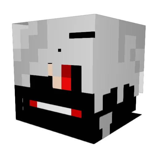 IMTURB0 Minecraft avatar head, 3D render