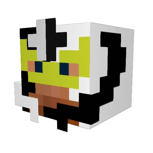 IMToni Minecraft avatar head, 3D render