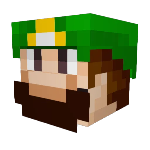 IM_A_CIRCLE Minecraft avatar head, 3D render
