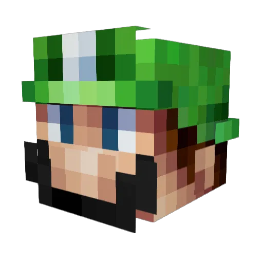 IM_Anto Minecraft avatar head, 3D render