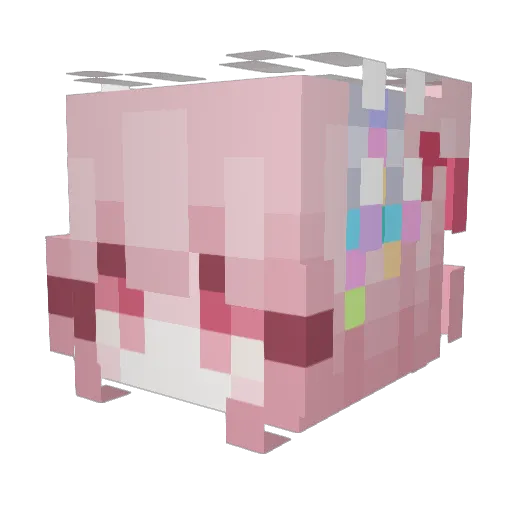 IM_SEOYA Minecraft avatar head, 3D render