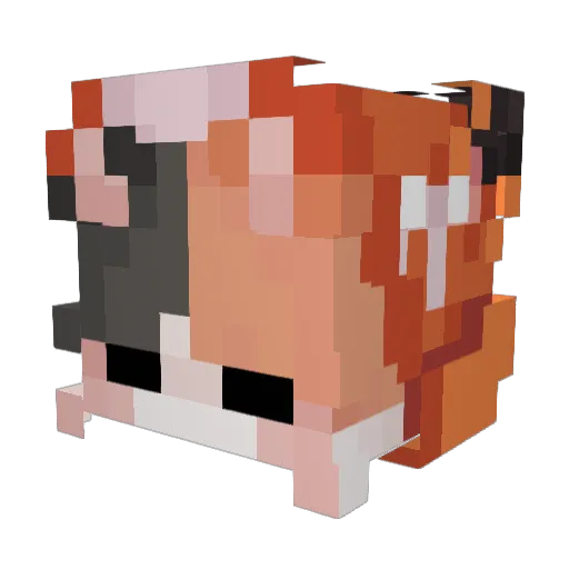 IM_SO_CUTY Minecraft avatar head, 3D render