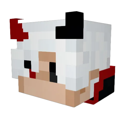 IM_TNT Minecraft avatar head, 3D render