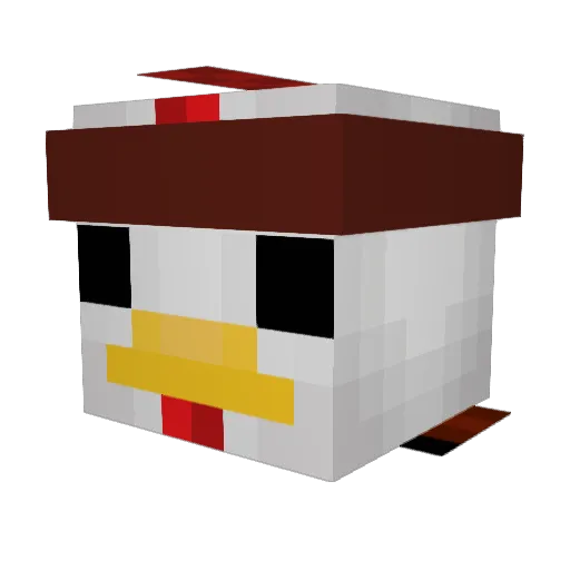 IMainHanzo2 Minecraft avatar head, 3D render