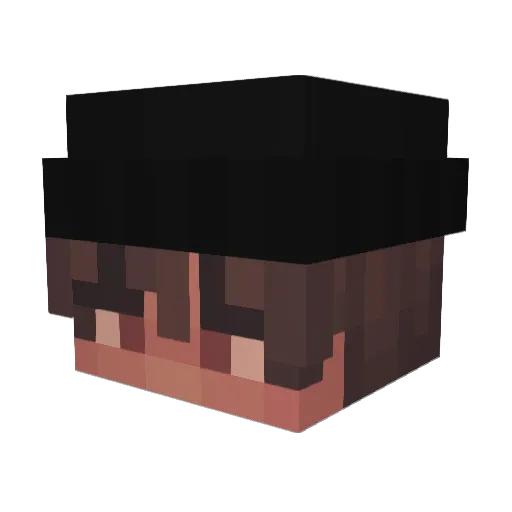 IMakeSkins Minecraft avatar head, 3D render