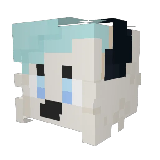 IMakeYouLag Minecraft avatar head, 3D render
