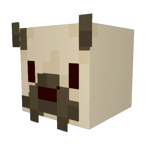 IMayBeAPoodle Minecraft avatar head, 3D render