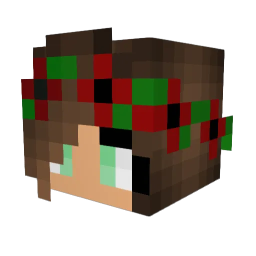 IMayLikeOtherMen Minecraft avatar head, 3D render