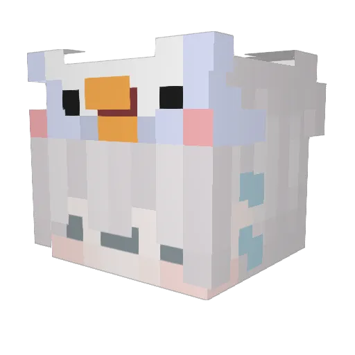 IMissedOne Minecraft avatar head, 3D render