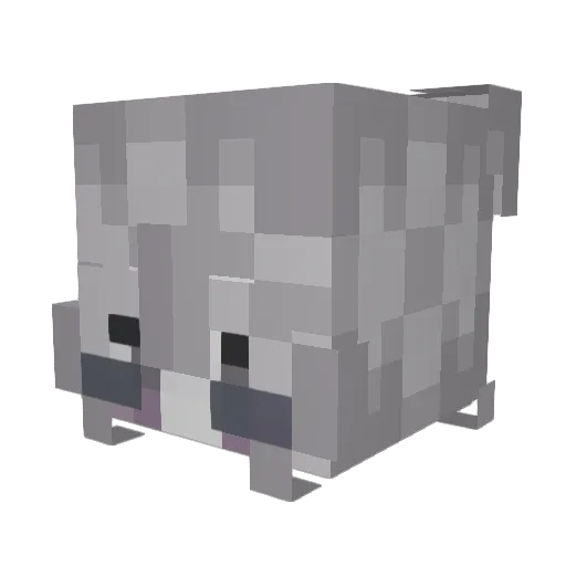 IMissy Minecraft avatar head, 3D render