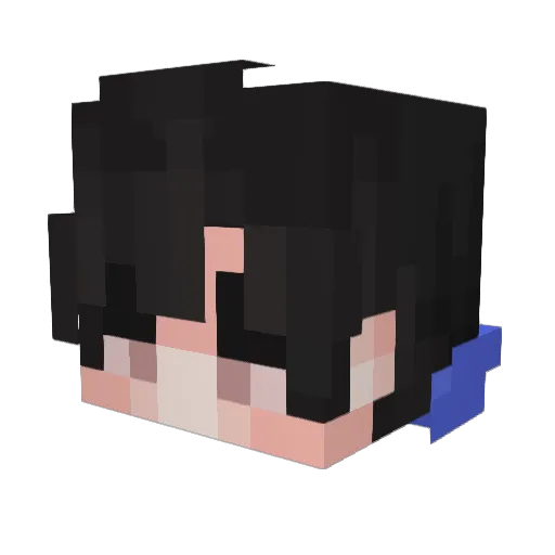 IMliad Minecraft avatar head, 3D render