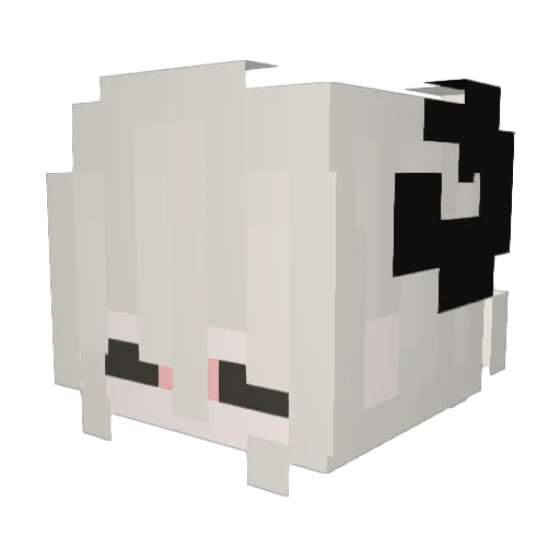 IMoonny_ Minecraft avatar head, 3D render
