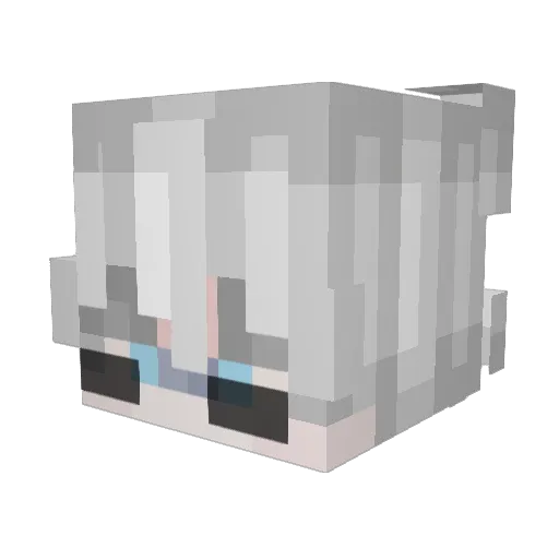 INACIO12 Minecraft avatar head, 3D render