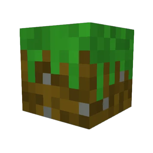 INDEXZERO Minecraft avatar head, 3D render
