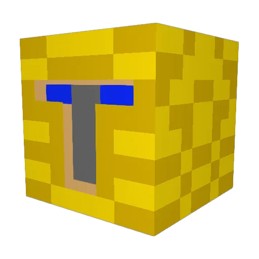 INDUSTRUKTIBLE Minecraft avatar head, 3D render