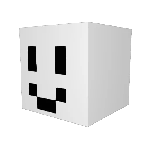 INFERNALAIM Minecraft avatar head, 3D render