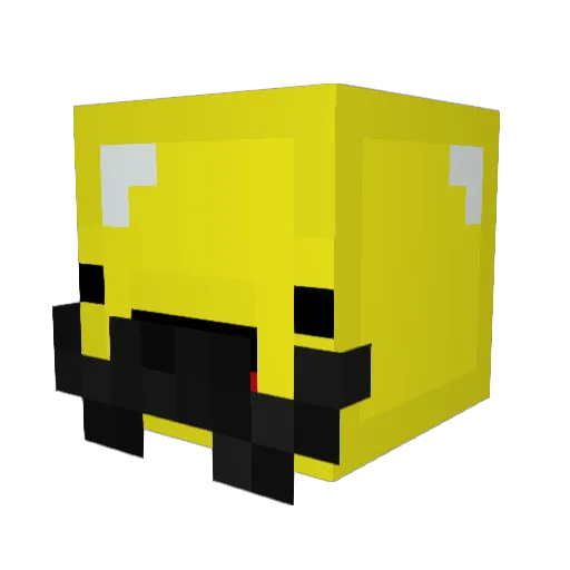INFERNO_R8PIER Minecraft avatar head, 3D render