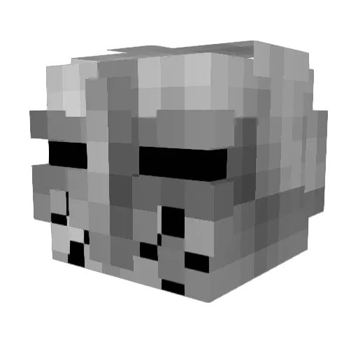 INFINITE475 Minecraft avatar head, 3D render