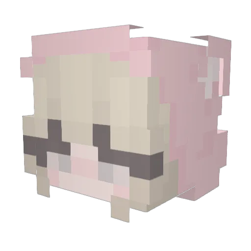 INFJe_BanDalGom Minecraft avatar head, 3D render