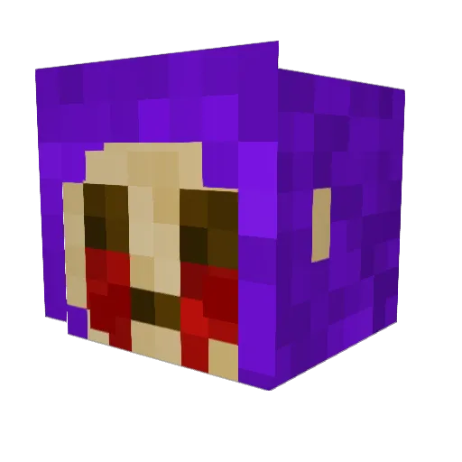 INHIZER0FFTHEWAL Minecraft avatar head, 3D render