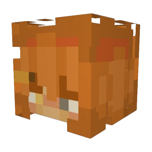 INKRISIS Minecraft avatar head, 3D render