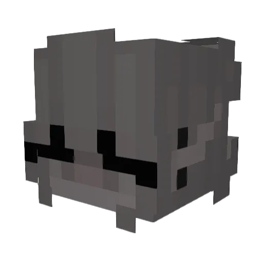 INKY_LEMONS Minecraft avatar head, 3D render