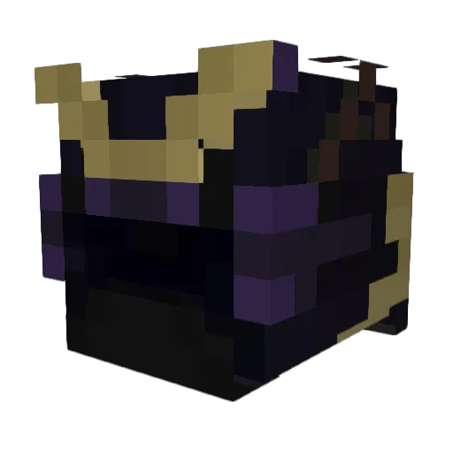 INK_SAMURAI Minecraft avatar head, 3D render