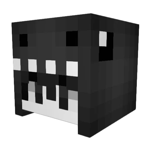 INN1NG Minecraft avatar head, 3D render
