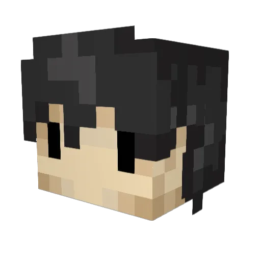 INNOVIA Minecraft avatar head, 3D render
