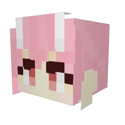 INNUUNI Minecraft avatar head, 3D render