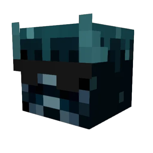 INOCX Minecraft avatar head, 3D render