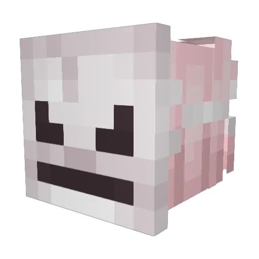 INSOMiAC_ Minecraft avatar head, 3D render