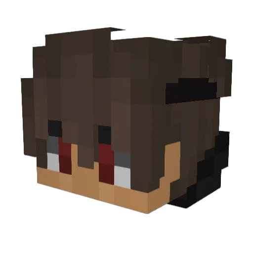 INSTA_CHRXSSS_1 Minecraft avatar head, 3D render