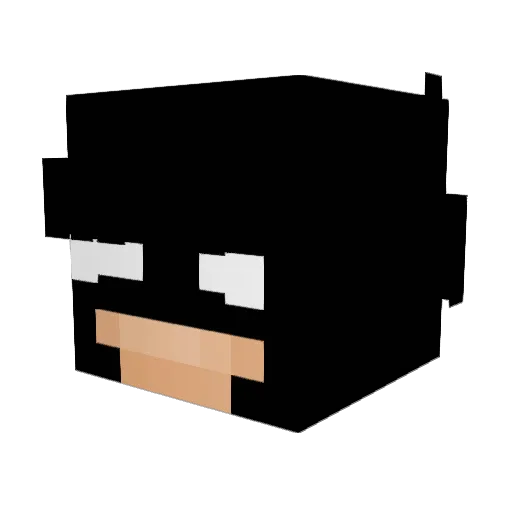 INSYNC5503 Minecraft avatar head, 3D render