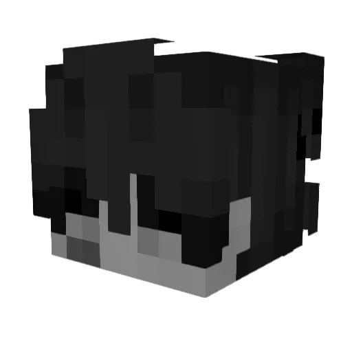 INV4LID Minecraft avatar head, 3D render